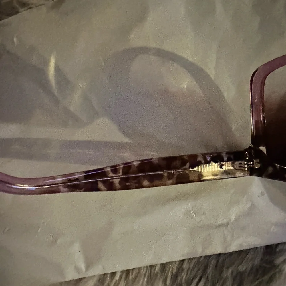 Quay Australia Tortoise to Purple Gradient Square Sunglasses - NWOT